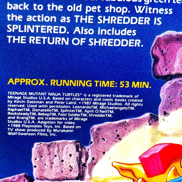 Teenage Mutant Ninja Turtles and Dinosaurs VHS Cassettes - Picture 7 of 9